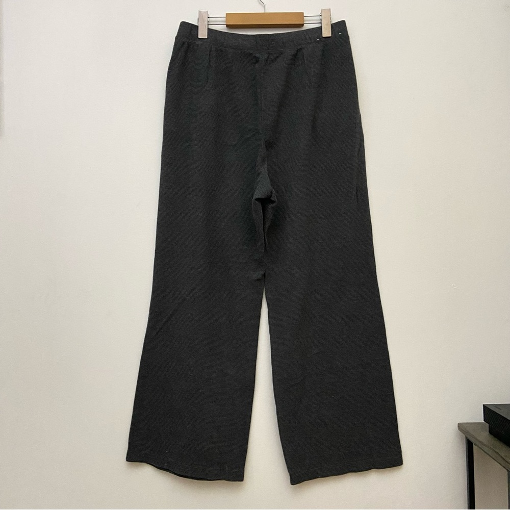 Uniqlo Gray Knit Wide Leg Lounge Pants - Picture 5 of 10